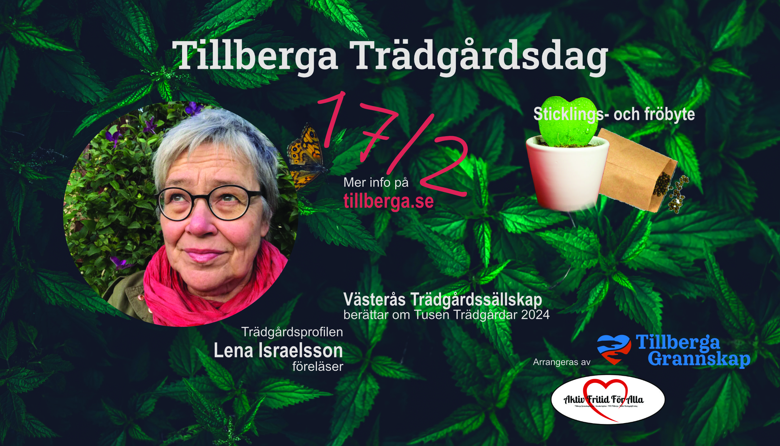 Tillberga Trädgårdsdag – Föreläsning med Lena Israelsson