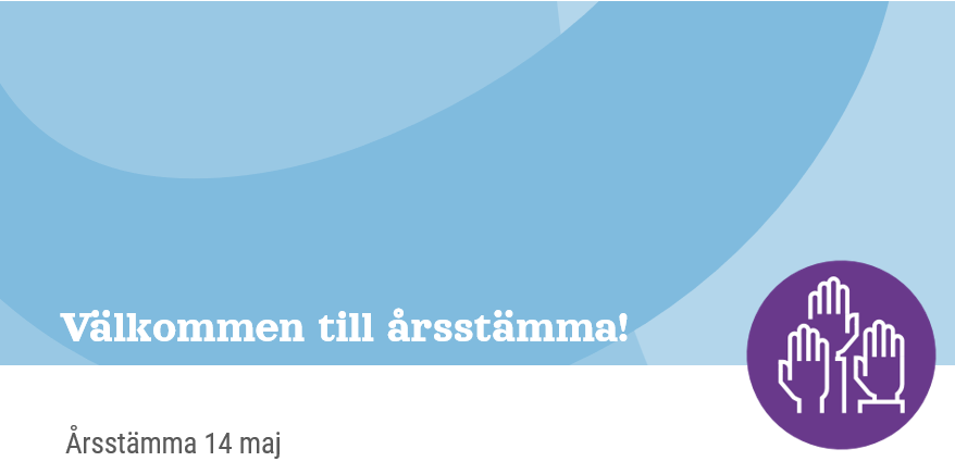 Välkommen på årsstämma 14 maj