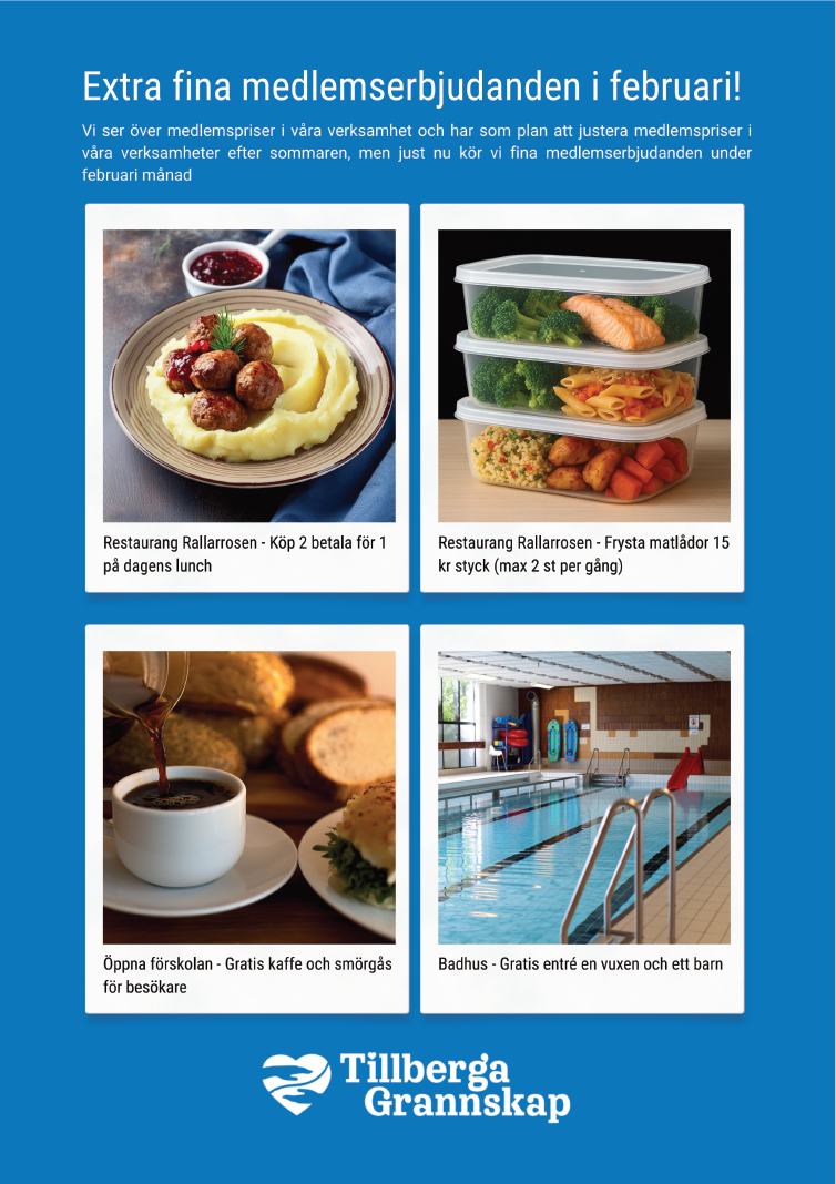Fina medlemserbjudanden i februari