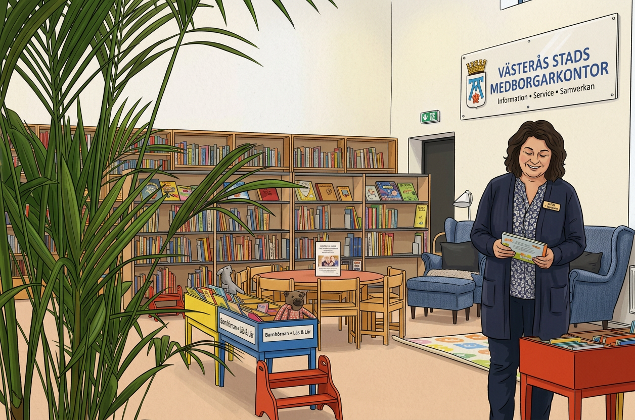 Medborgarkontor öppnar på biblioteket 1 april