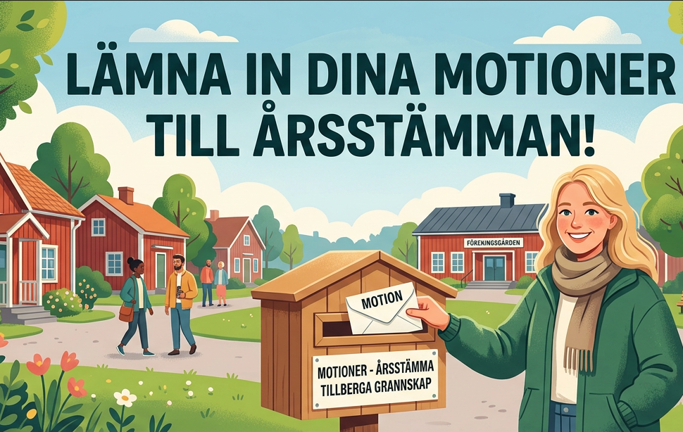 Dags att lämna in motioner till årsstämman
